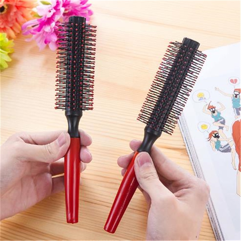 1Pc Roller Hair Brush Round Comb Wavy Curly Styling Care Curling Salon Tool Hair Brush