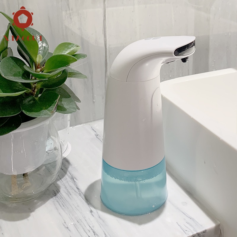 Xiaogui dispensador de sabão de espuma, dispensador automático de indução para cozinha, desinfetador de mão para decoração