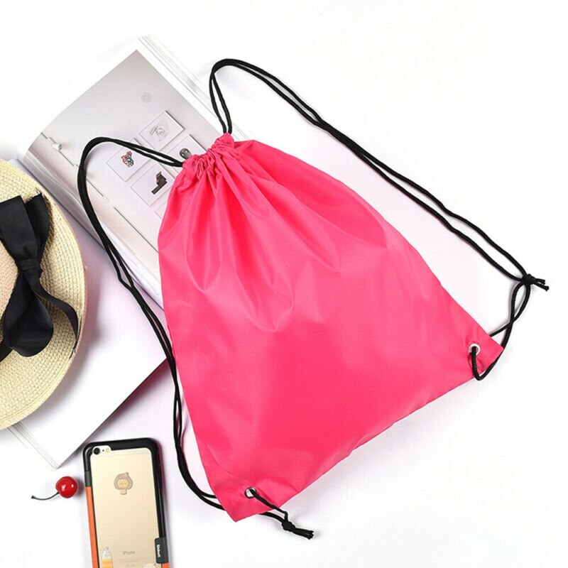 Goocheer String Koord Tassen Pack Cinch Sack Gym Tote Bag Scholen Sport Schoen Tas Grote Trekkoord Rugzak Cinch Sack Gym tas