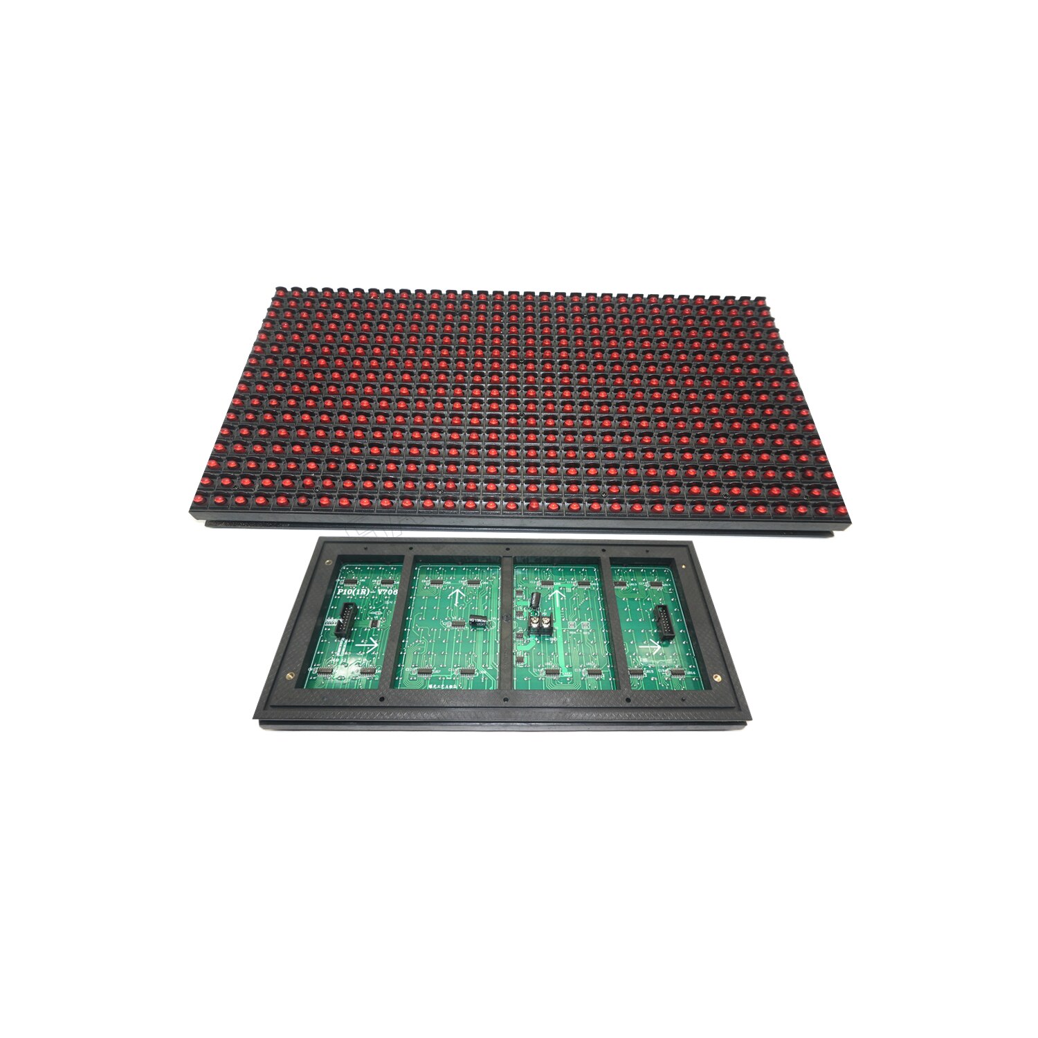 Módulo de pantalla LED para exteriores P10, Panel de señal para ventana, tienda IP65, 320x160mm, 32x16 píxeles, RGB, matriz a todo Color, DIY