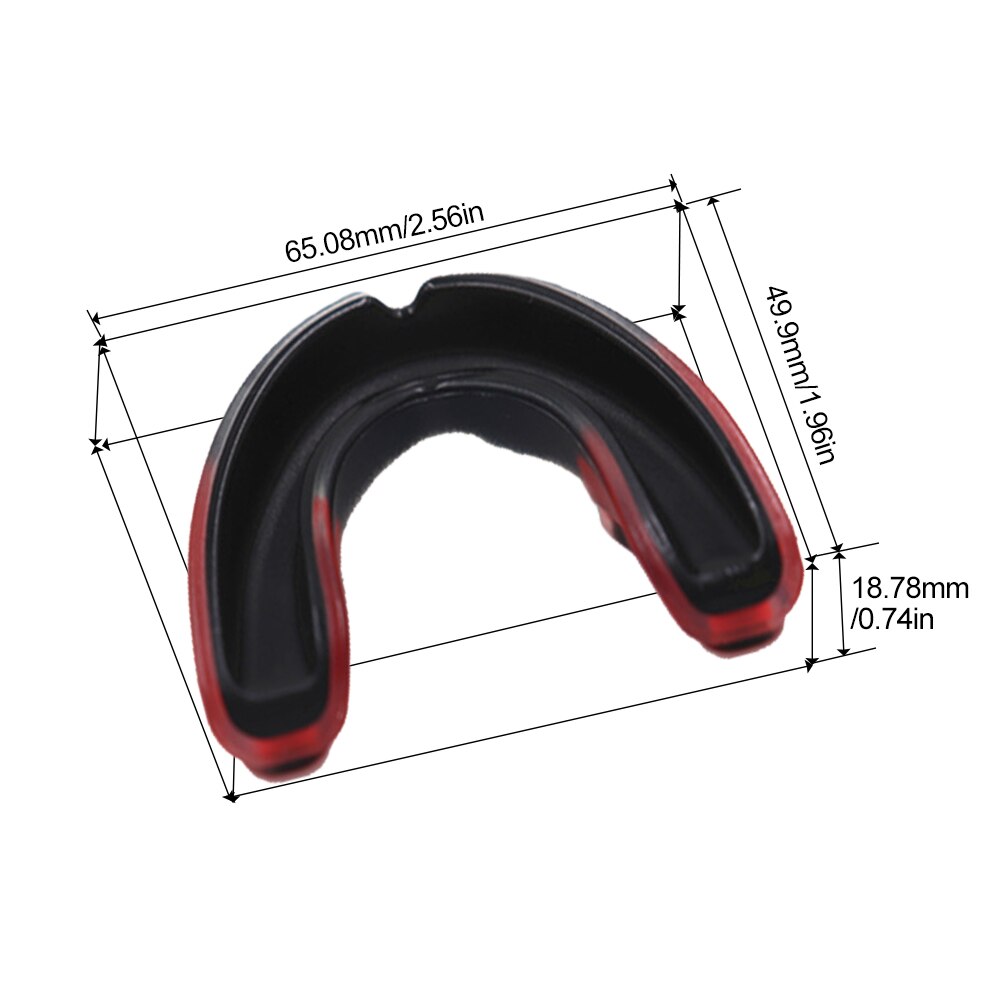 Boxe Sanda Taekwondo rettifica Club bocchino MMA Gel Gum Shield con custodia protezione denti pallacanestro Rugby Karate protezione bocca