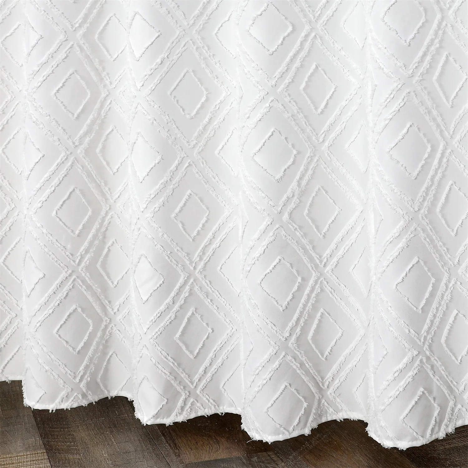 Waterproof White Shower Curtain Woven Fabric Shower Curtain Modern Farmhouse Shower Curtains for Bathroom Curtain Set: 180*210cm / Red