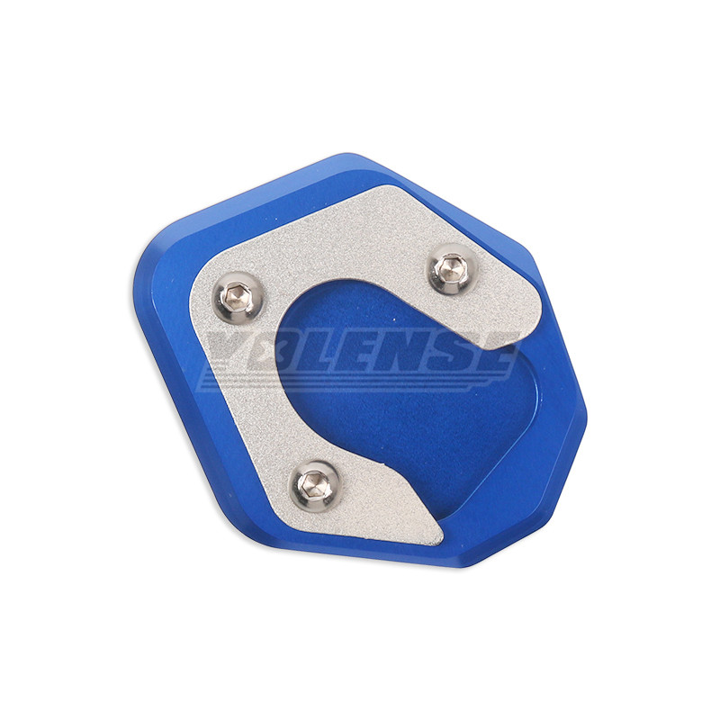 Suporte lateral para motocicleta, suporte lateral para extensão de pé, placa lateral para 800mt 800 mt 800mtx: Azul