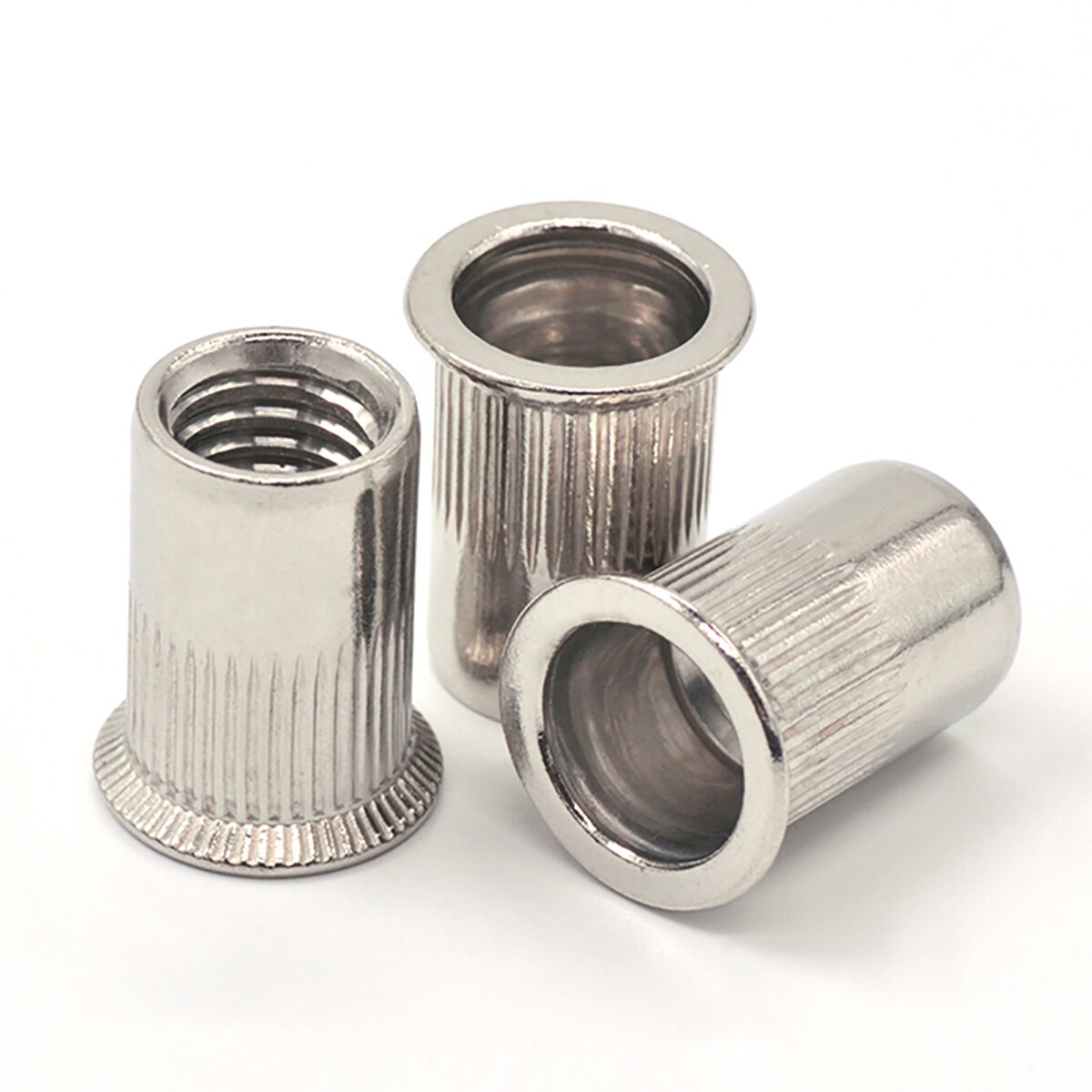 M3 M4 M5 M6 M8 M10 M12 304 Stainless Steel Rivnut Countersunk Head Threaded Rivet Insert Nutsert Cap Rivet Nut
