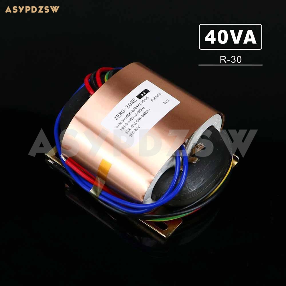 115V/230V R-30 40VA R type transformer With copper foil shield R-Core 40W 18V (Accept custom)