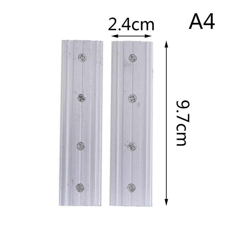 2 kpl verhokiskon liitin splicer alumiiniseos verholiitin: D