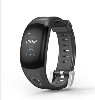 Tezer  dm11 smarta armband  ip68 vattentäta armband pulsmätare stegräknare bild skärm färg lcd-skärm för ios android: Svart