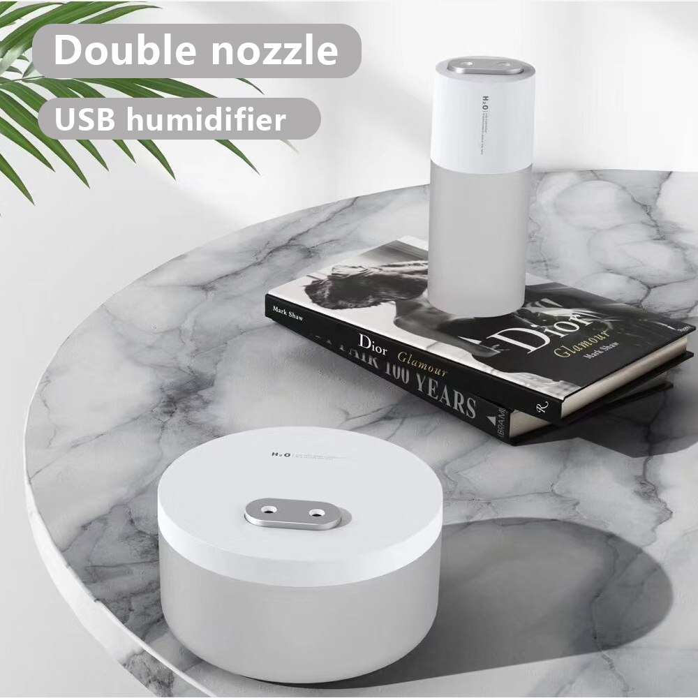 1.0l grande capacidade umidificador de ar dupla spray 2200mah usb recarregável sem fio ultra-sônico xiaomi aroma difusor luz fogger