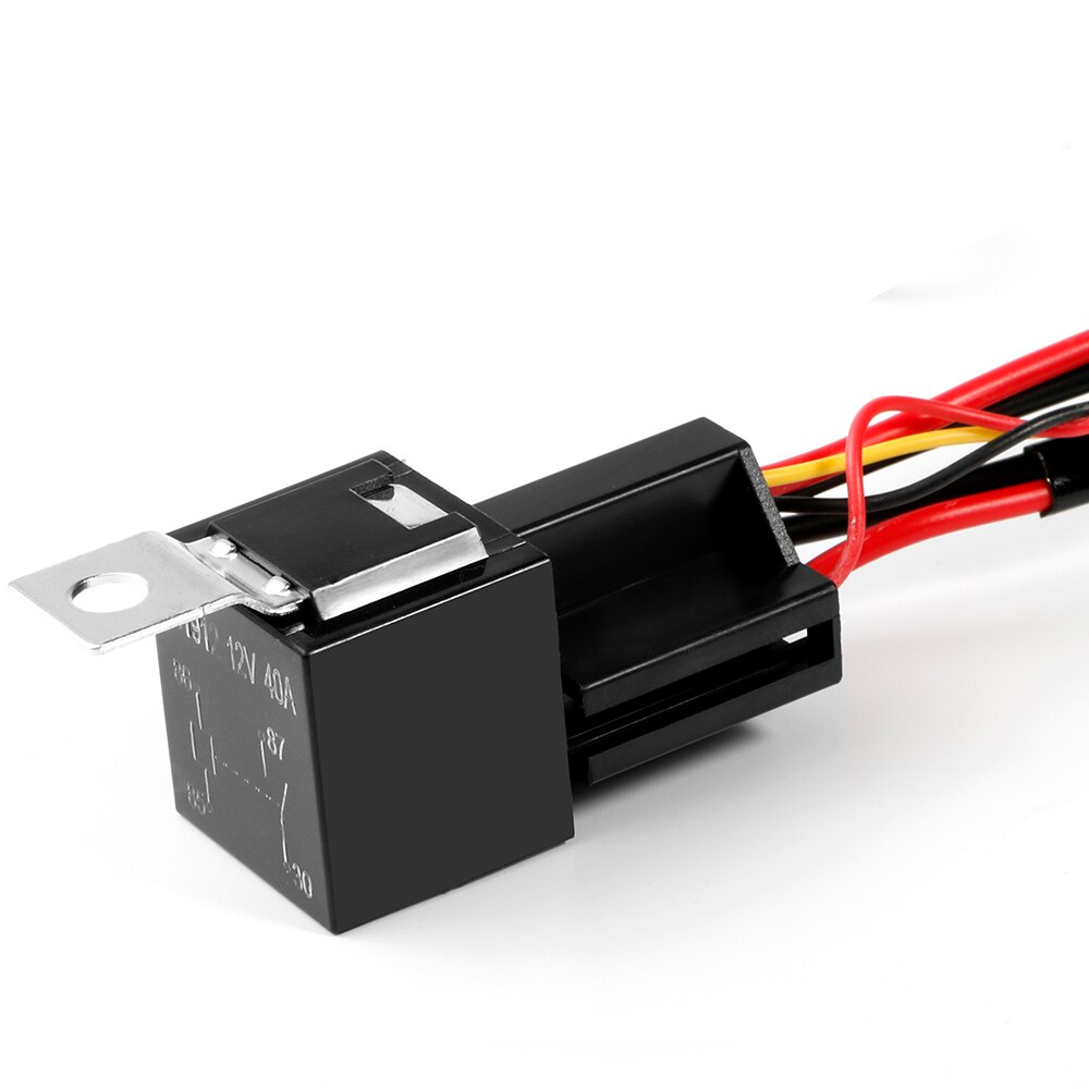 Aeobey Car LED Light Bar Wire 3M 12v 24v 40A Wiring Harness Cable Kit for Auto Driving Offroad Led Work Lamp