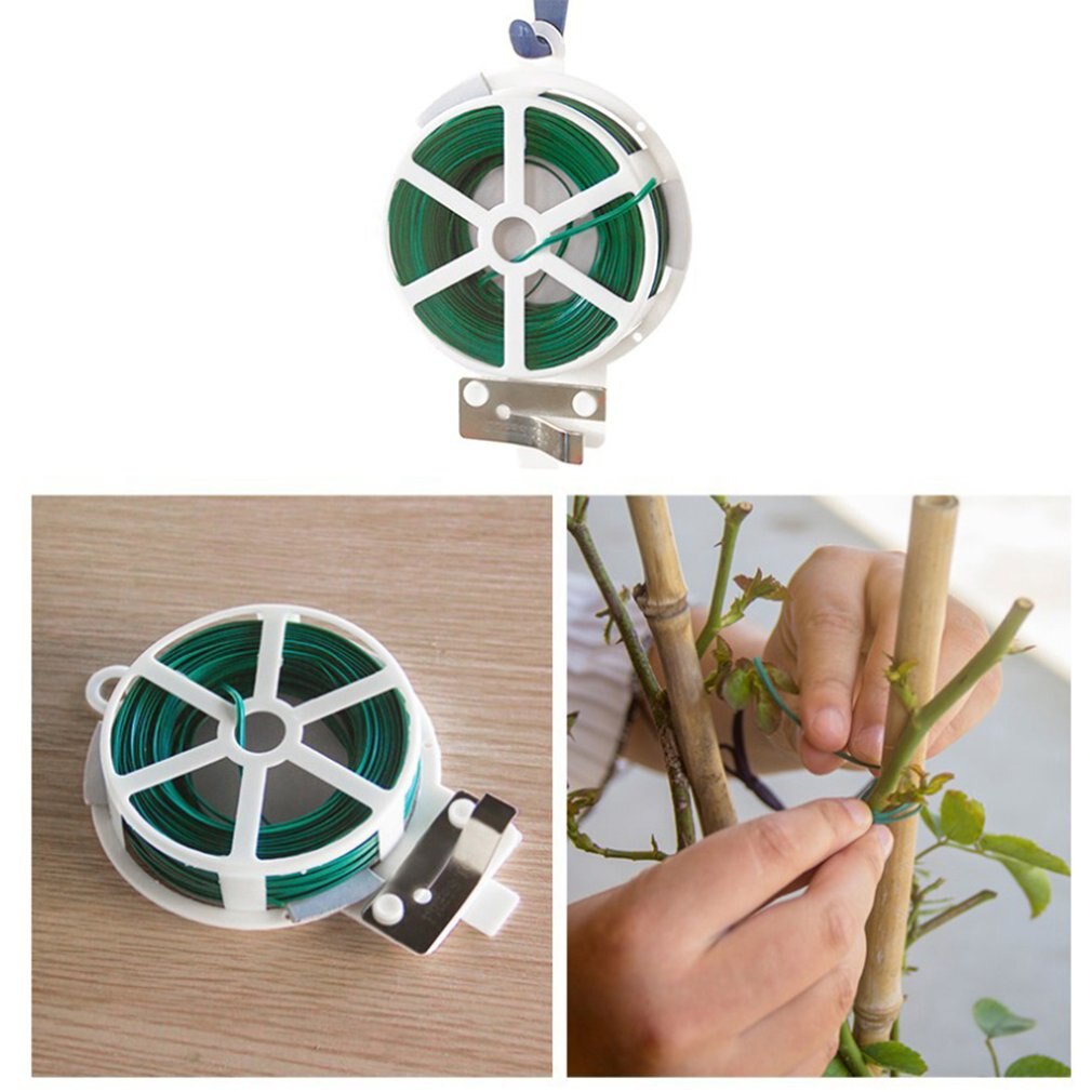 Gardening cable tie climbing frame flower stand garden cable tie wire flower tree tie wire with shears