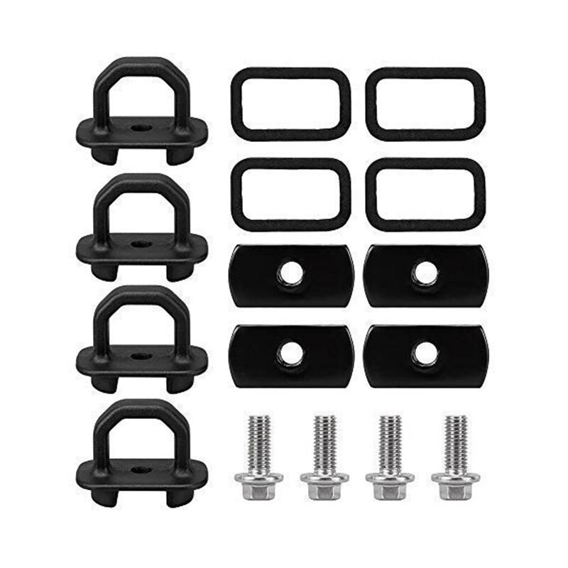 ISSYZONE Ancoraggi Da Carico Per Chevy Silverado E GMC Sierra 2007-2018 - 4 Punti Di Ancoraggio, Capacità 453 Kg - 2