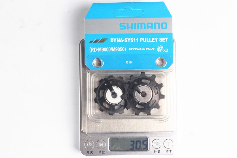 Shimano DYNA-SYS II XTR, RD-M9000, RD-M9050, desviador trasero, conjunto de polea RD-M9000 tensión y Polea guía