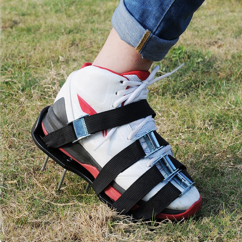 Lawn Aerator Sandals Garden Floor Construction Nail Shoes Grassland Scarifier Tool LB88