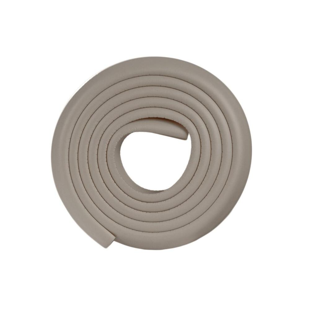 2M Baby Veiligheid Bumper Guard Kinderen Bescherming Tafel Desk Edge Corner Guard Strip Meubels Rubber Foam Bumper Botsing: Grijs