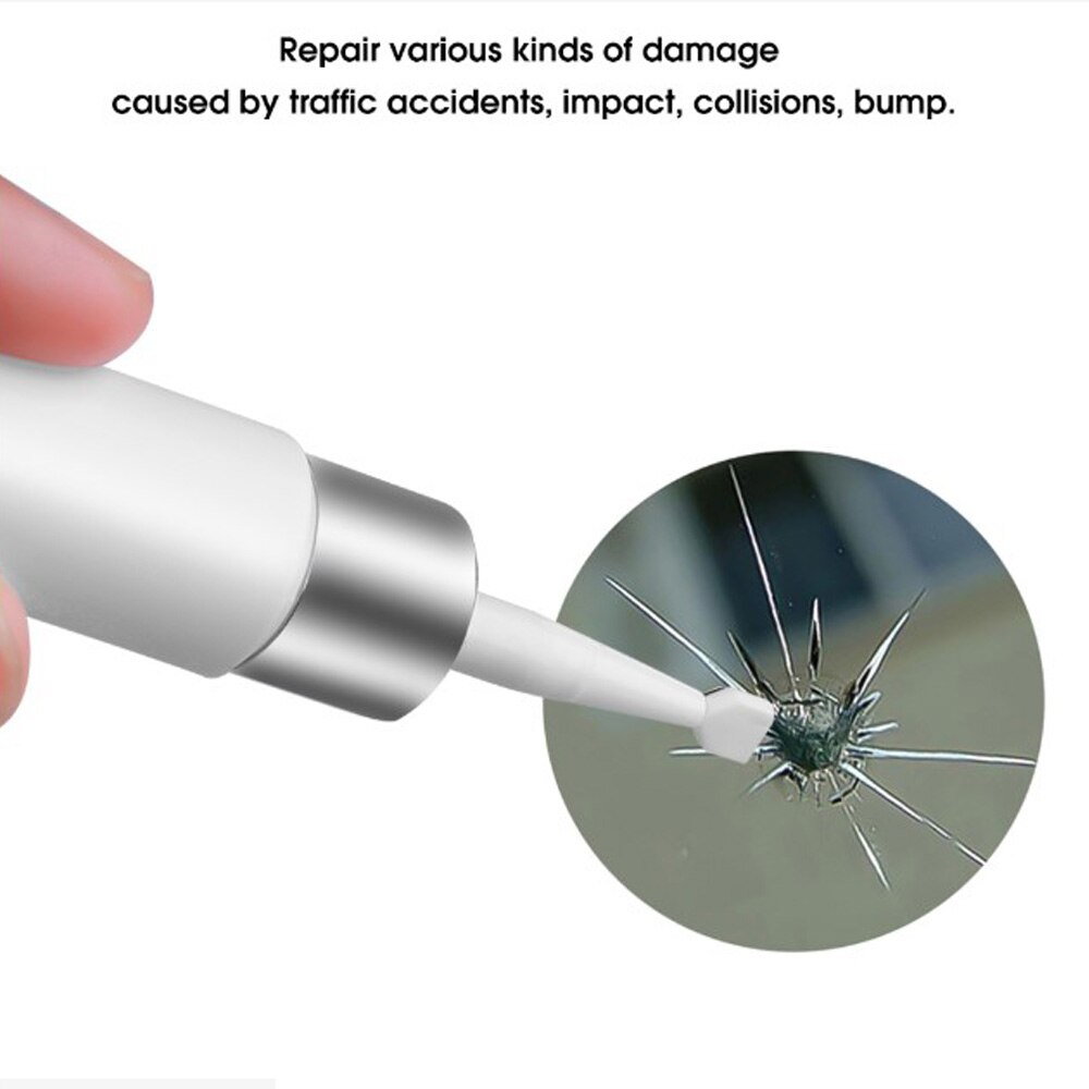 Automobile Glass Nano Repair Fluid Auto Vehicle Window Glass Crack Chip Repair Tool Kit For Broken Window Windshield