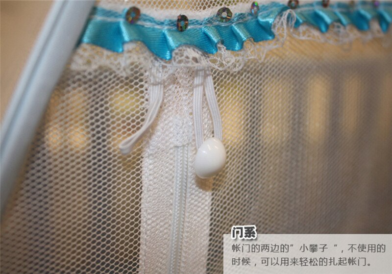 115cm/155cm schattige opvouwbare klamboes met cartoonpatroon voor kinderbed, babybedje, klamboe, tent, buitentent voor kinderen, kamperen