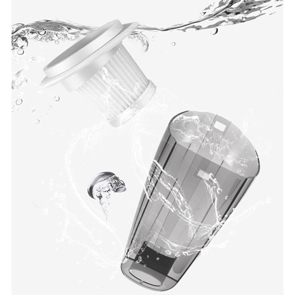 Wired Handheld Dust Busters Wet and Dry Portable Auto Vacuum Cleaner for Car (Black)