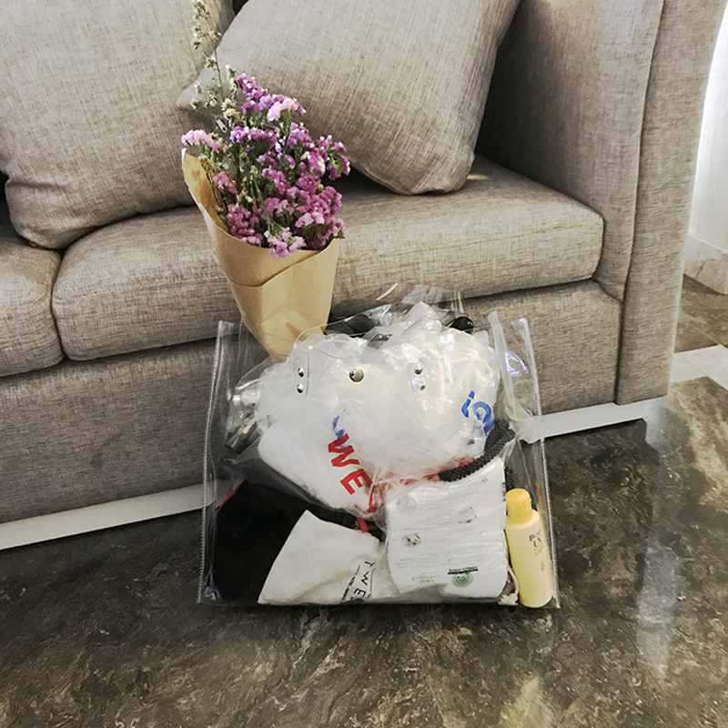 Casual totes kvinder pvc håndtasker gennemsigtige strandtasker sommer indkøbsposer damer skuldertaske åben håndtaske