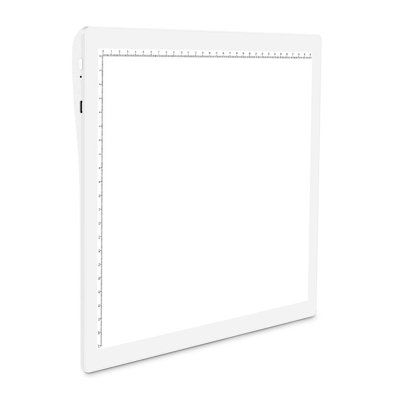 Elice – tablette graphique numérique pour dessin, avec fonction de charge, style batterie: White