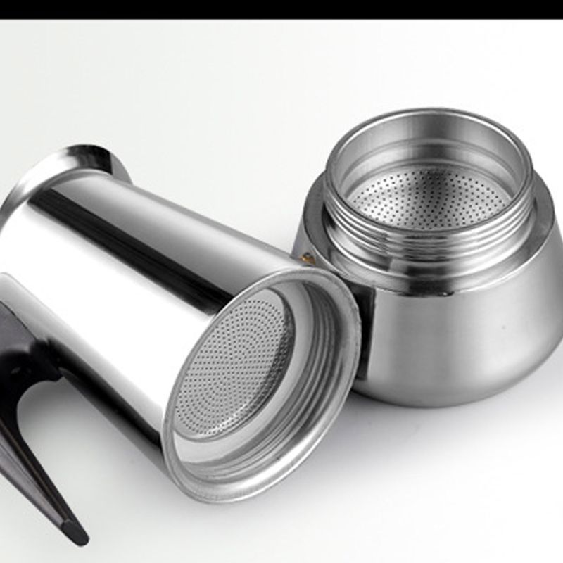 4/6Cup Coffee Maker Pot Espresso Latte Percolator Electric Stove Home Office Kitchen Supplies