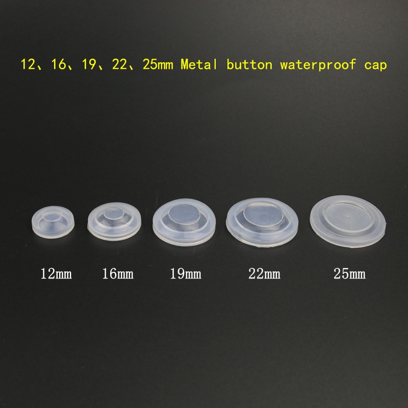 12mm16mm19mm22mm25mm interruptor de botão de metal à prova de poeira à prova ddust água capa de proteção de vedação de borracha de alta qualidade