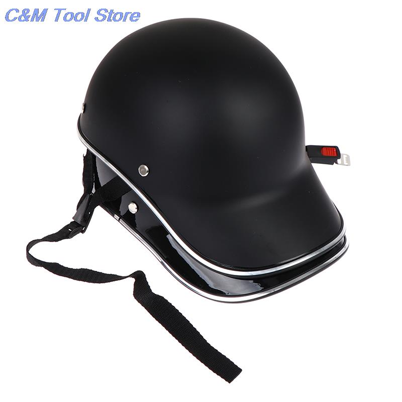 1pc baseball cap stil motorcykel halvhjelm sikkerhedshjelm til cafe racer chopper scooter halv ansigt vintage sommer kasket