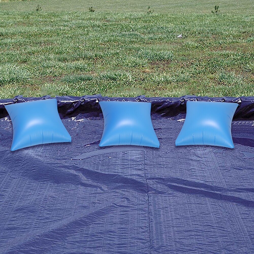1pc poolkissen für aufstellpools, kältebeständiges winter- und frühlingskissen, schwimmender luftsack, rettungsringkissen