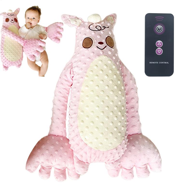 Lindo bebé Pat almohada chico chupete almohada recargable bebé acariciando almohada calmante acariciando juguete para dormir con almohadilla calmante para la palma