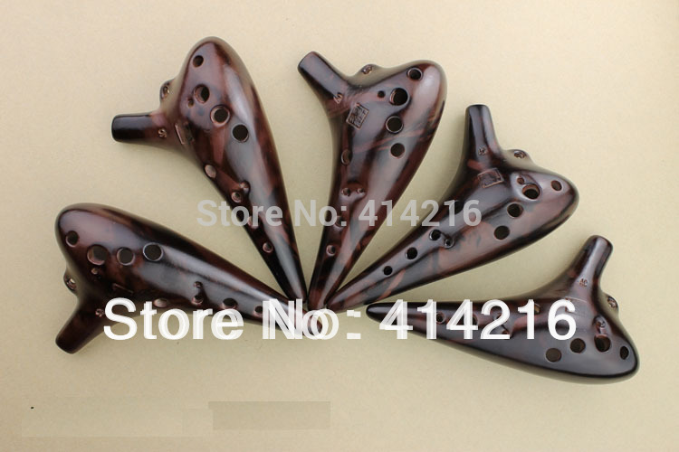12 hull røykt burn vintage ac fløyte ocarina alt c mesterverk fløyte musikkinstrument