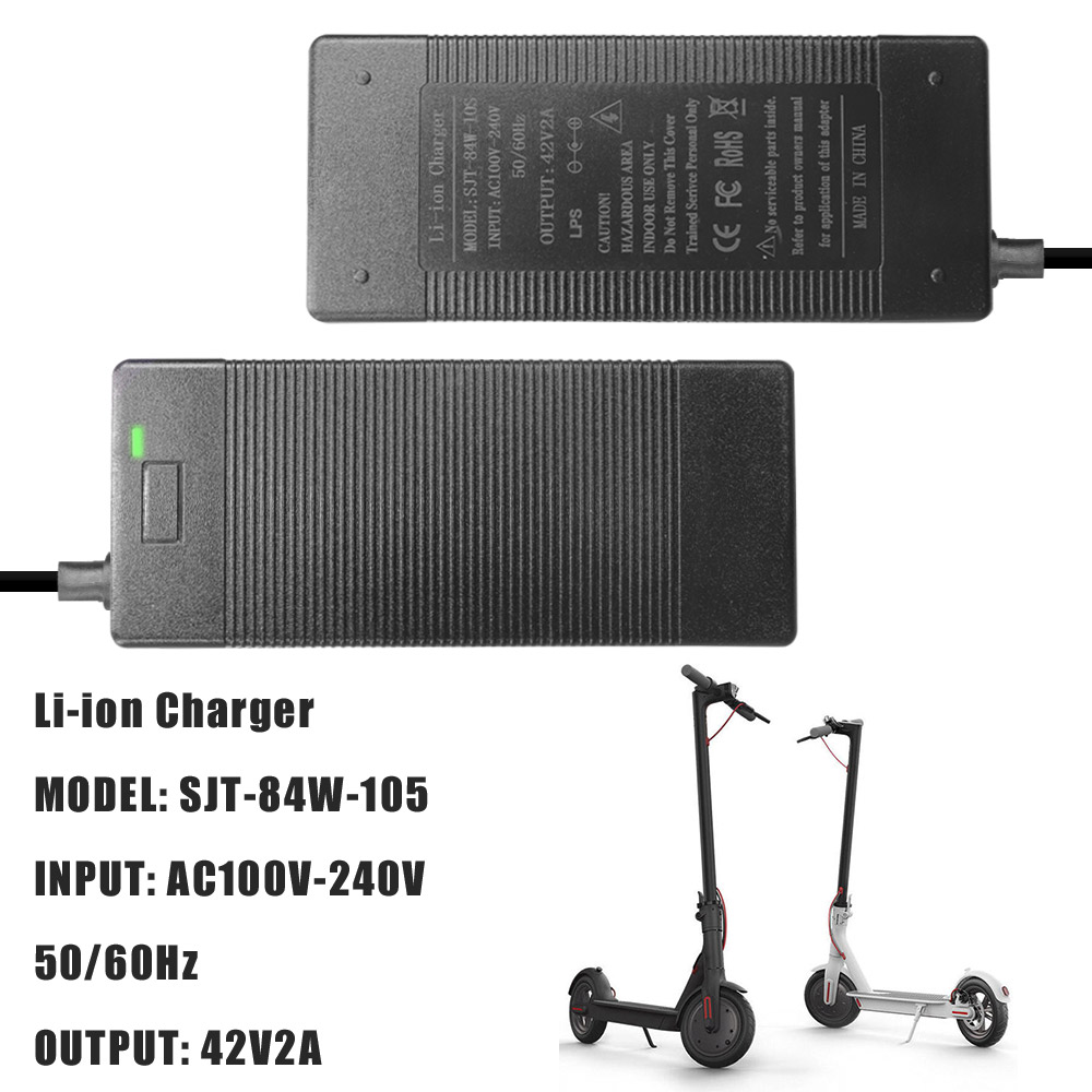 Universal Scooter Ladegerät 42V 2A für Xiaomi M365 1S Pro Pro 2 Elektrische Roller Netzteil Adapter Verwenden ladegerät