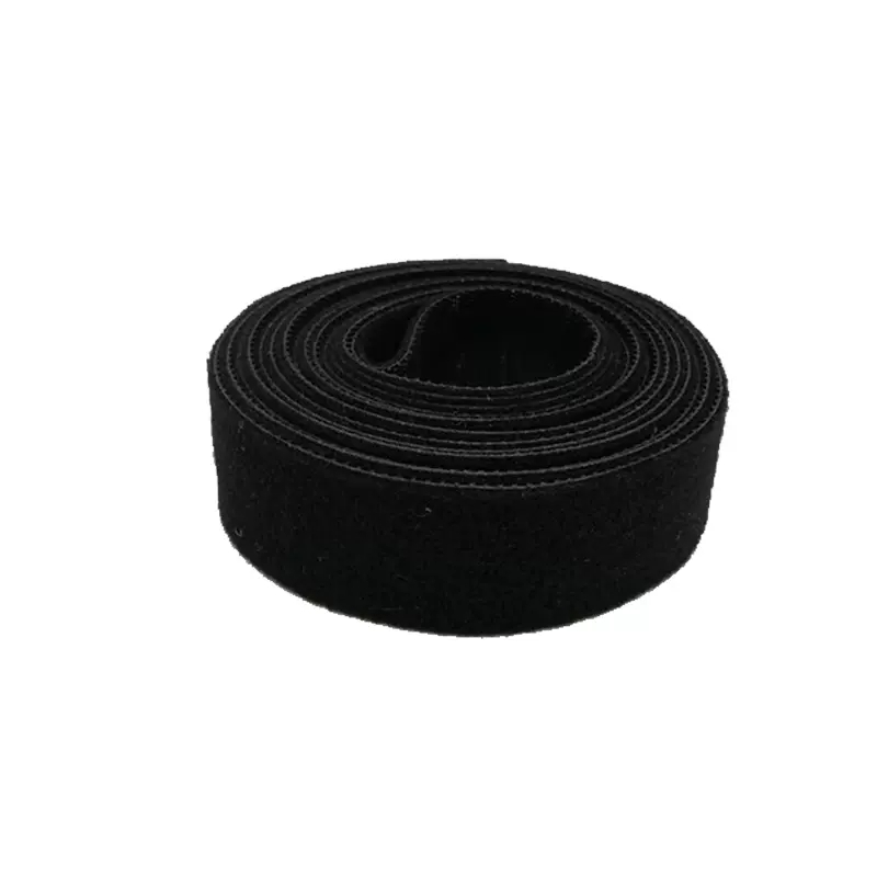 Kabelstropper, selvklæbende velcrobånd, nylonfastgørelsesbånd, krogstropper, ledningsorganisator, monteringsstrop til kabler: 20mm / Sort