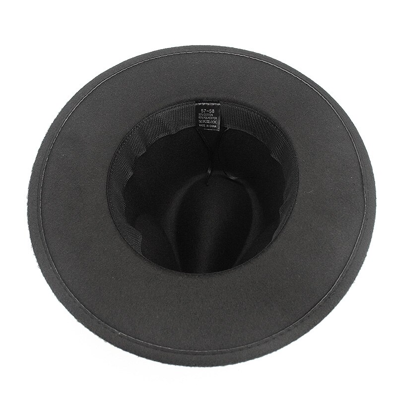 Musta jazz fedoras naisille vintage leveä lieri fedora hattu floppy cloche miehet gangsteri hattu chapeu rento kiinteä vaaleanpunainen punainen luut