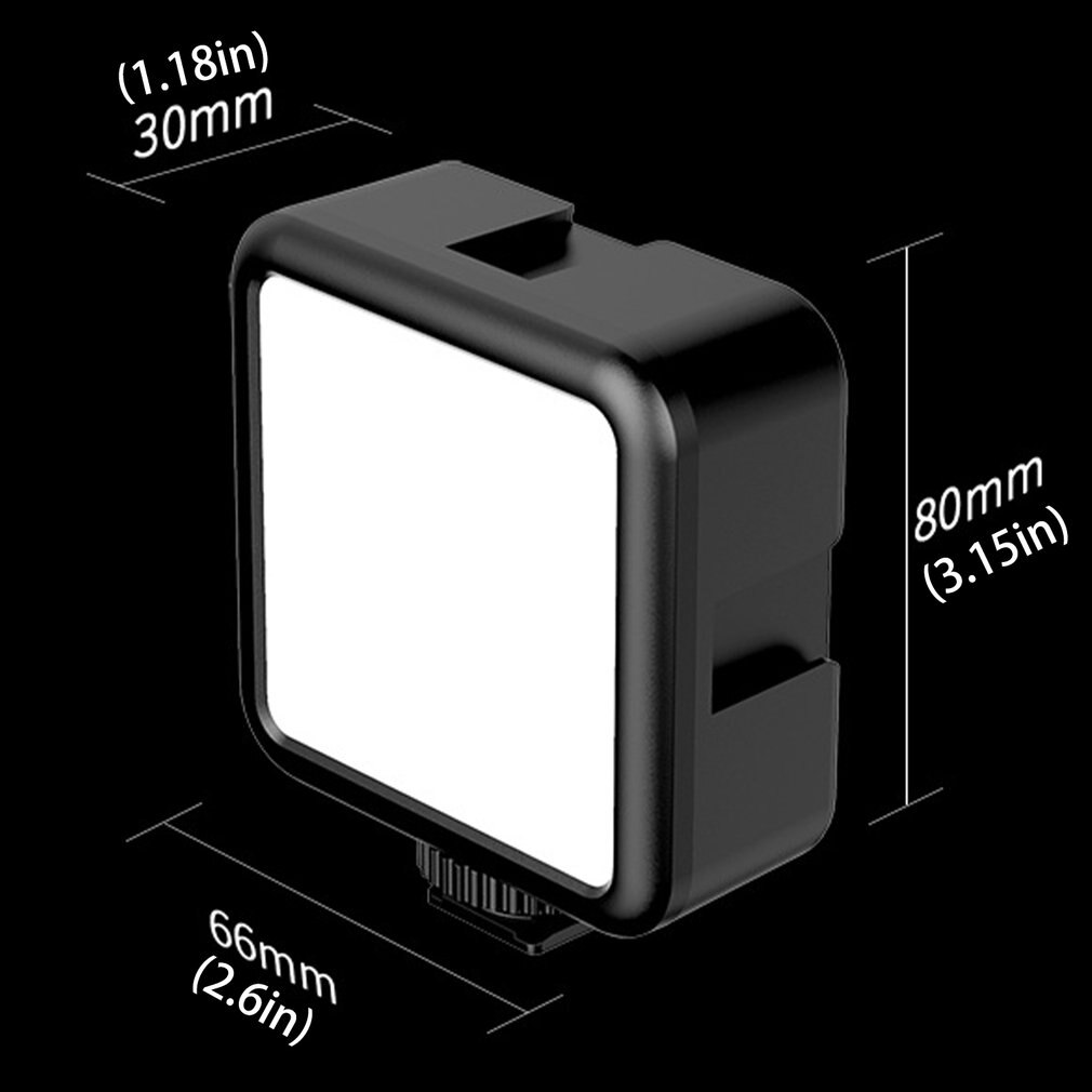 VL49 Mini RGB Video Light Lighting For Photography 2000Mah RGB LED Video Camera Light Vlog Fill Light Live