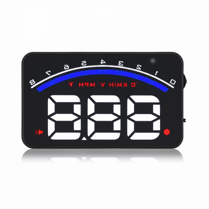 M6 HUD Head Up Display Car-styling Hud Display Over-speed Warning Windshield Projector Alarm System Universal Auto
