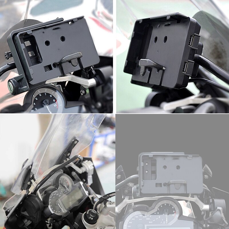 For BMW R1200GS R1250GS F700GS F800GS F750GS F850GS Motorcycle Wireless Charging Mobile Phone GPS Navigation mobile phone holder