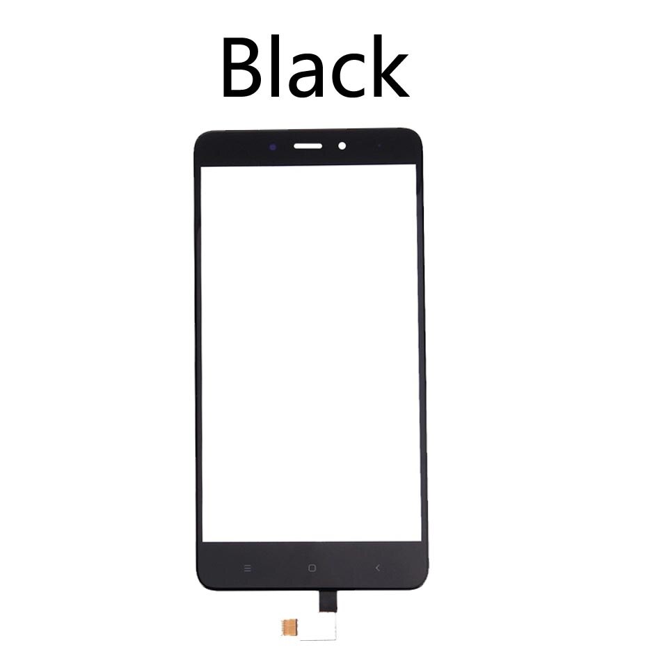 Note4 For Xiaomi Redmi note 4 Touch Screen Panel Sensor 5.5" LCD Display Glass Digitizer Replacement: Black-No tool