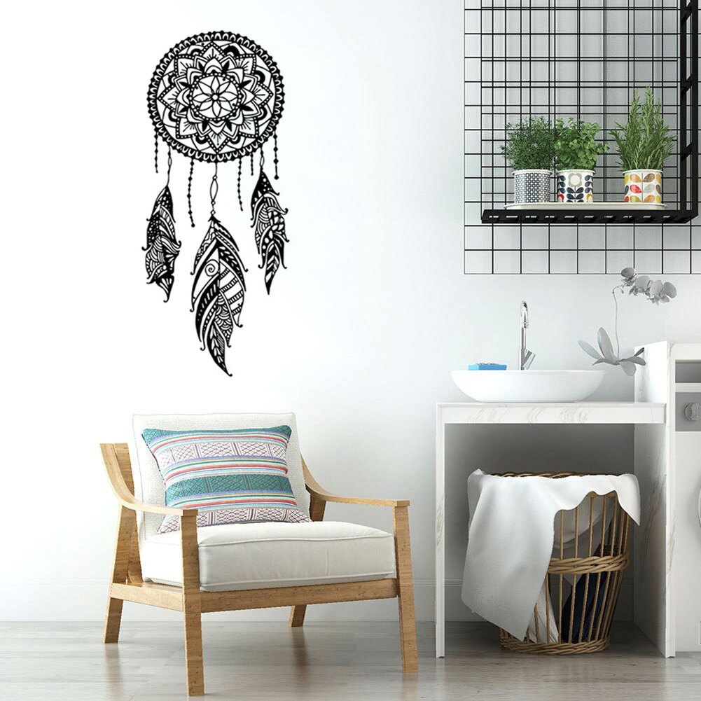 Dream Catcher Pattern Wall Art Decals Removable Study Mural Wall Stickers Wall Stickers Home Decor Wallpaper Multiple Styles
