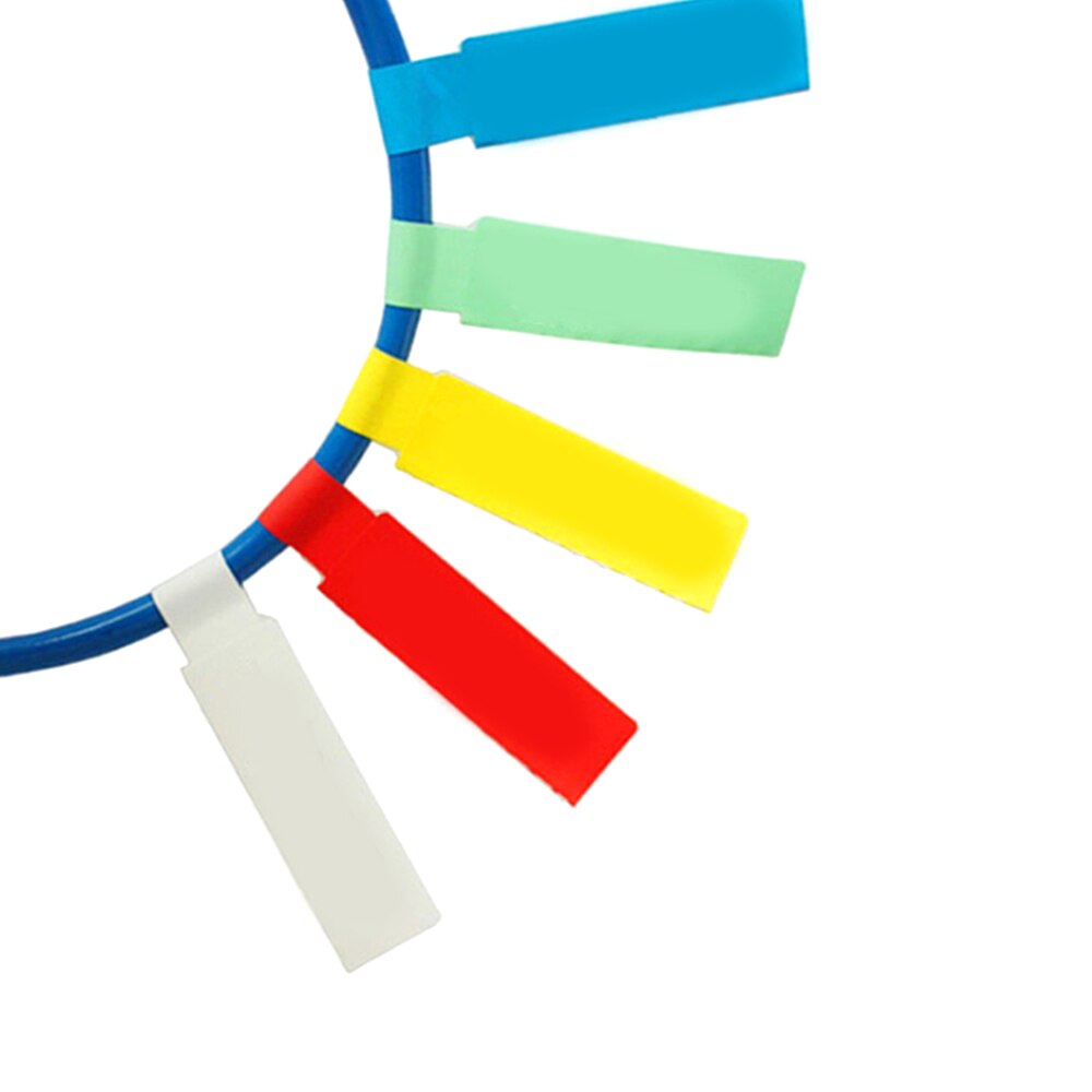 150PCS P-type Cable Label Paper Network Cable Label Three-proof Network Cable Classification Sticker