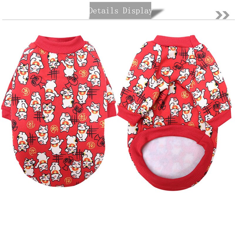 Sarjakuva lämpimät koiran vaatteet pentu lemmikki kissa vaatteet pusero takki takki talvipehmeä pienille koirille chihuahua xs -2xl