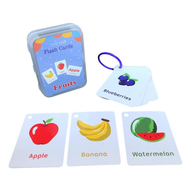 Early childhood English word learning cognitive memory cards Shape Flash cards