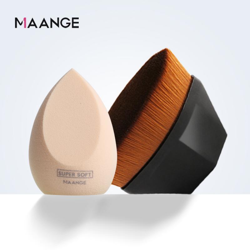 Foundation make-up kwast platte bovenkant eet geen poeder kwasten losse poeder make-up cosmetica tools: 03