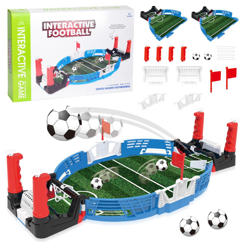 Mini bordplade fodboldbane med bolde hjemmekamp legetøj til børn: Default Title