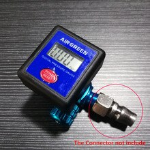 Air Pressure Regulator Gauge 1/4\" Digital Spray Paint Air Flow Regulator Air Pressure Regulator Gauge