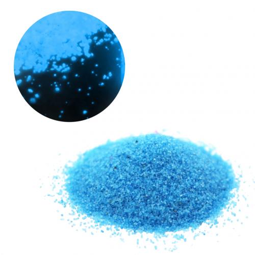 Glow in Dark Fluorescent Luminous Sand Wishing Bottle Fish Tank Gravel Decor Luminous Party DIY Bright DIY Star Wishing Bottle: Blue