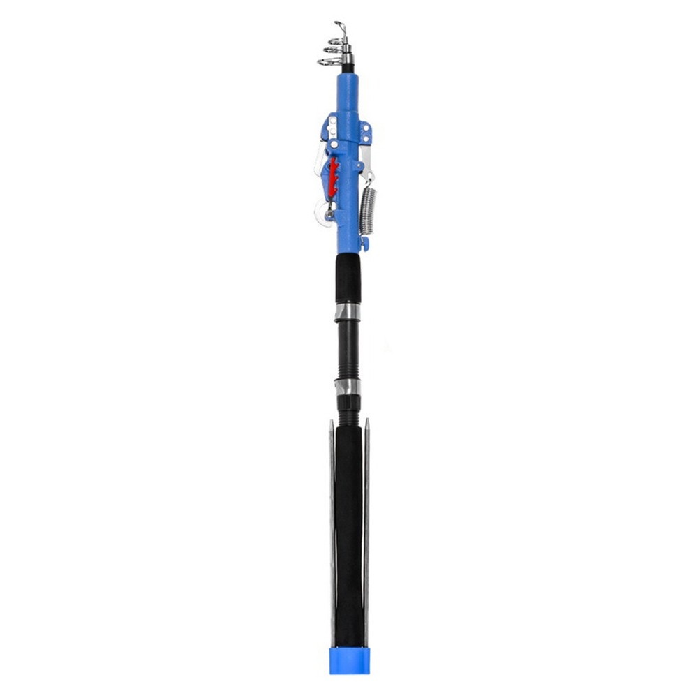 2.1m/2.4m/2.7m/3.0m Adjustable Automatic Fishing Rod Sea River Lake Pool Telescopic Rod Pole with Bank Stick