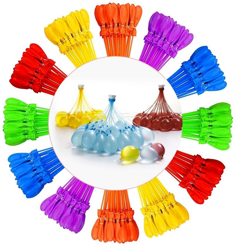 111Pcs Water Bommen Magic Ballon Kids Water Games Zomer Beach Ball Party Kinderen Speelgoed Quick Fill Ballonnen Multicolor