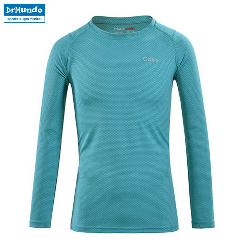 Camiseta de manga larga transpirable de secado rápido para deportes al aire libre para hombre, camiseta negra para correr y senderismo de