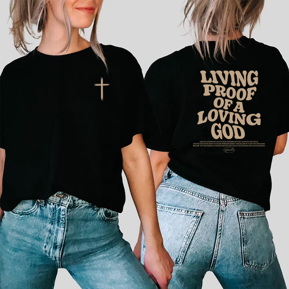 Estetisk kristen t-skjorte kristne klær brun jesus t-skjorte trendy streetwear klær bibelvers skjorter kristen