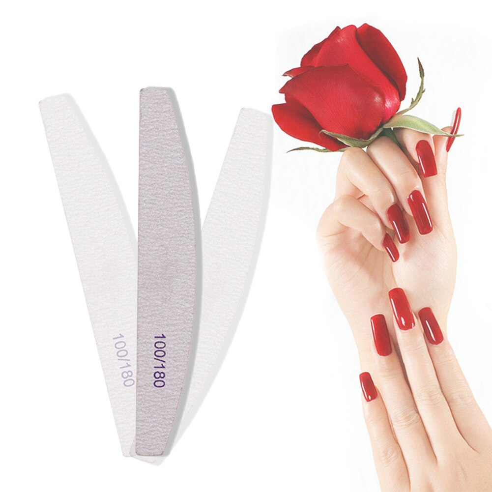 Veelzijdige Double Side Nail File Buffer Waterdicht Duurzaam Thuis Salon Art Manicure Tool Nail Care Nagelvijl: A