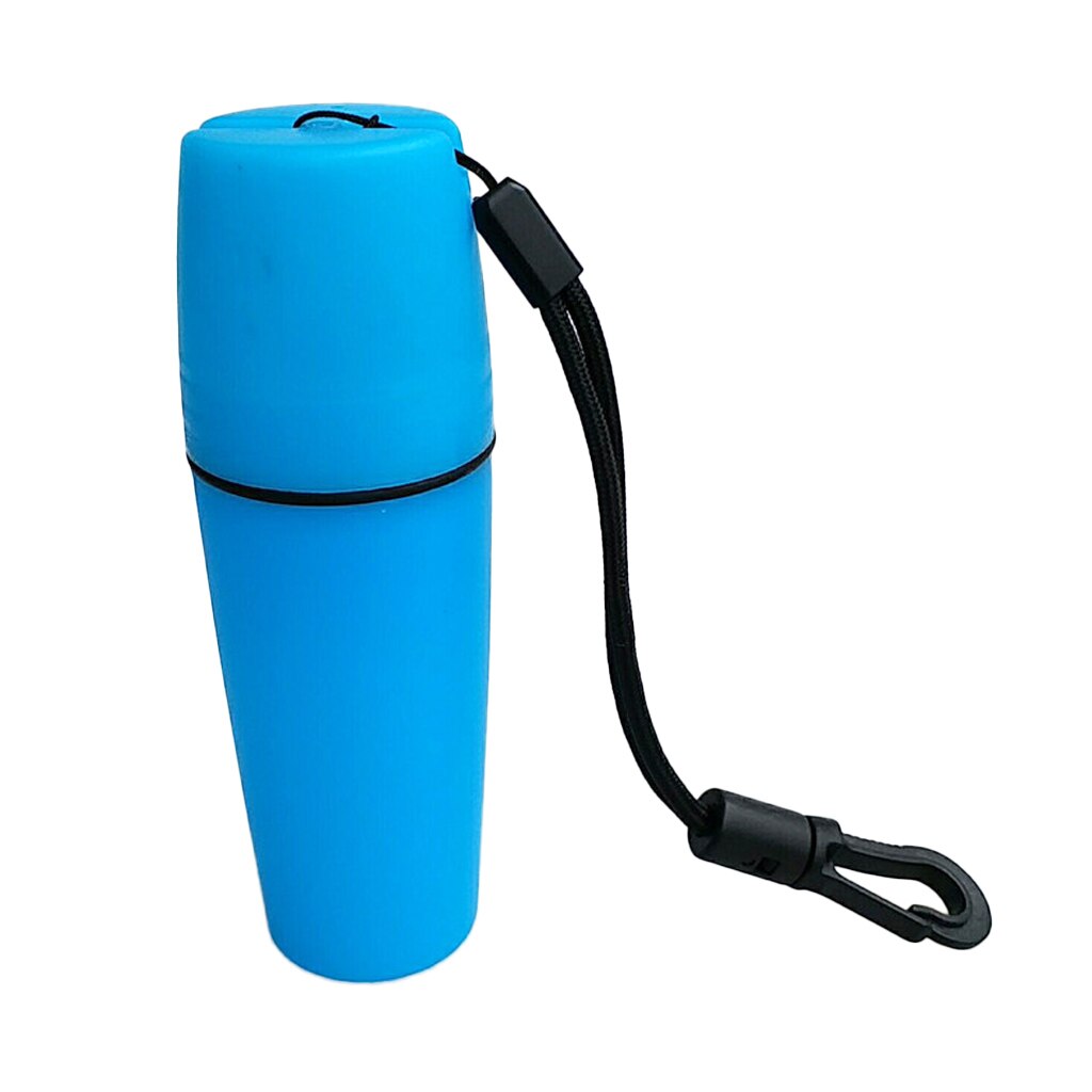 Waterdichte Fles Met Lanyard Haak 30Cm Capsule Houder Organizer Container Box Voor Duiken Kayak Kano Surfen Snorkelen